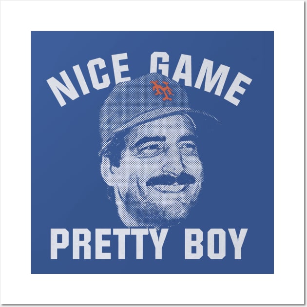 Keith Hernandez New York M Nice Game Pretty Boy Wall Art by lavonneroberson